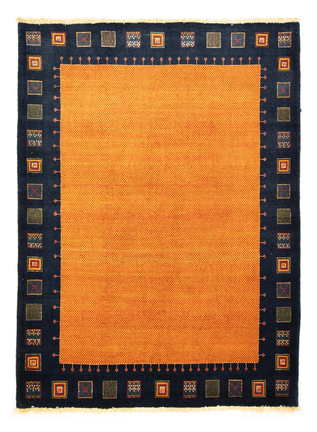Tapis Gabbeh - Loribaft Persan - 238 x 172 cm - orange