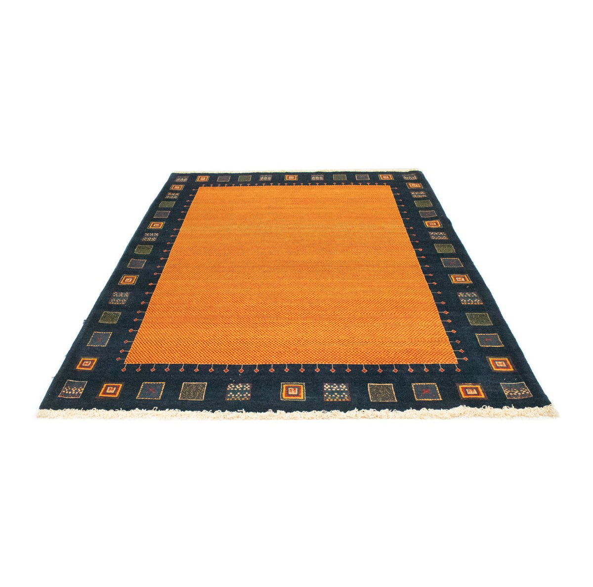 Tapis Gabbeh - Loribaft Persan - 238 x 172 cm - orange
