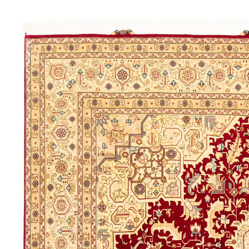 Tapis persan - Tabriz - Royal - 300 x 200 cm - rouge foncé