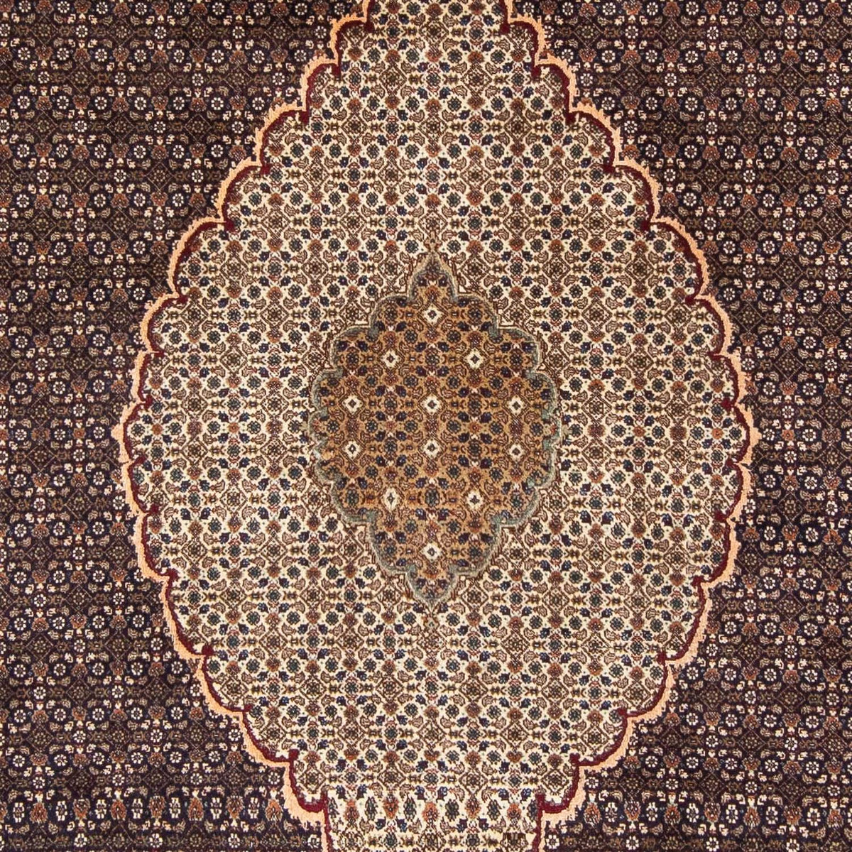 Tapis persan - Tabriz - 300 x 195 cm - marron