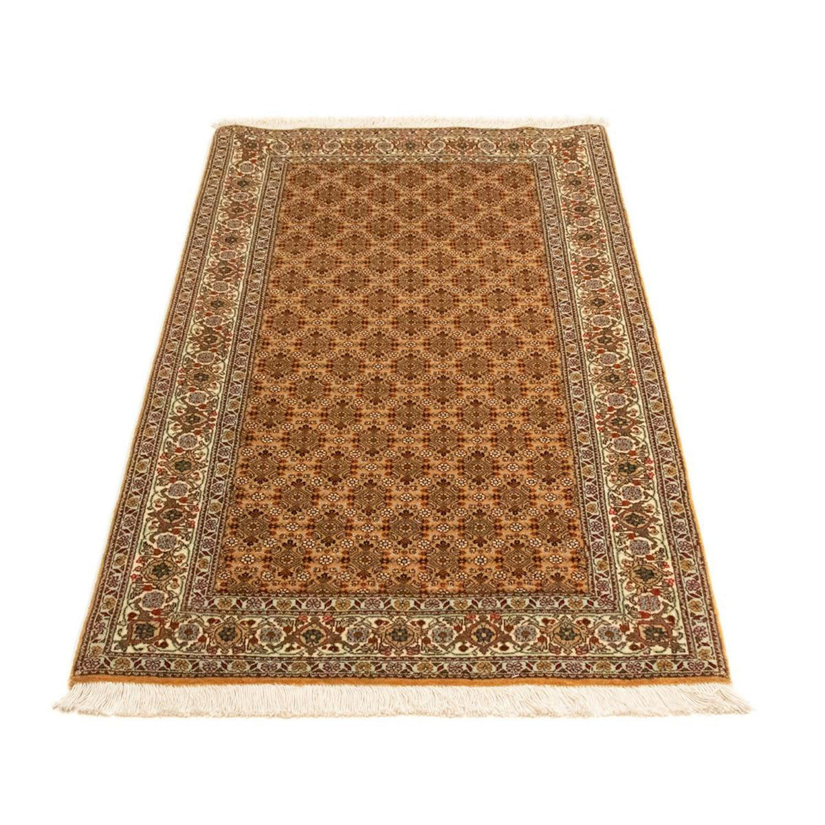 Tapis persan - Tabriz - Royal - 134 x 75 cm - marron clair