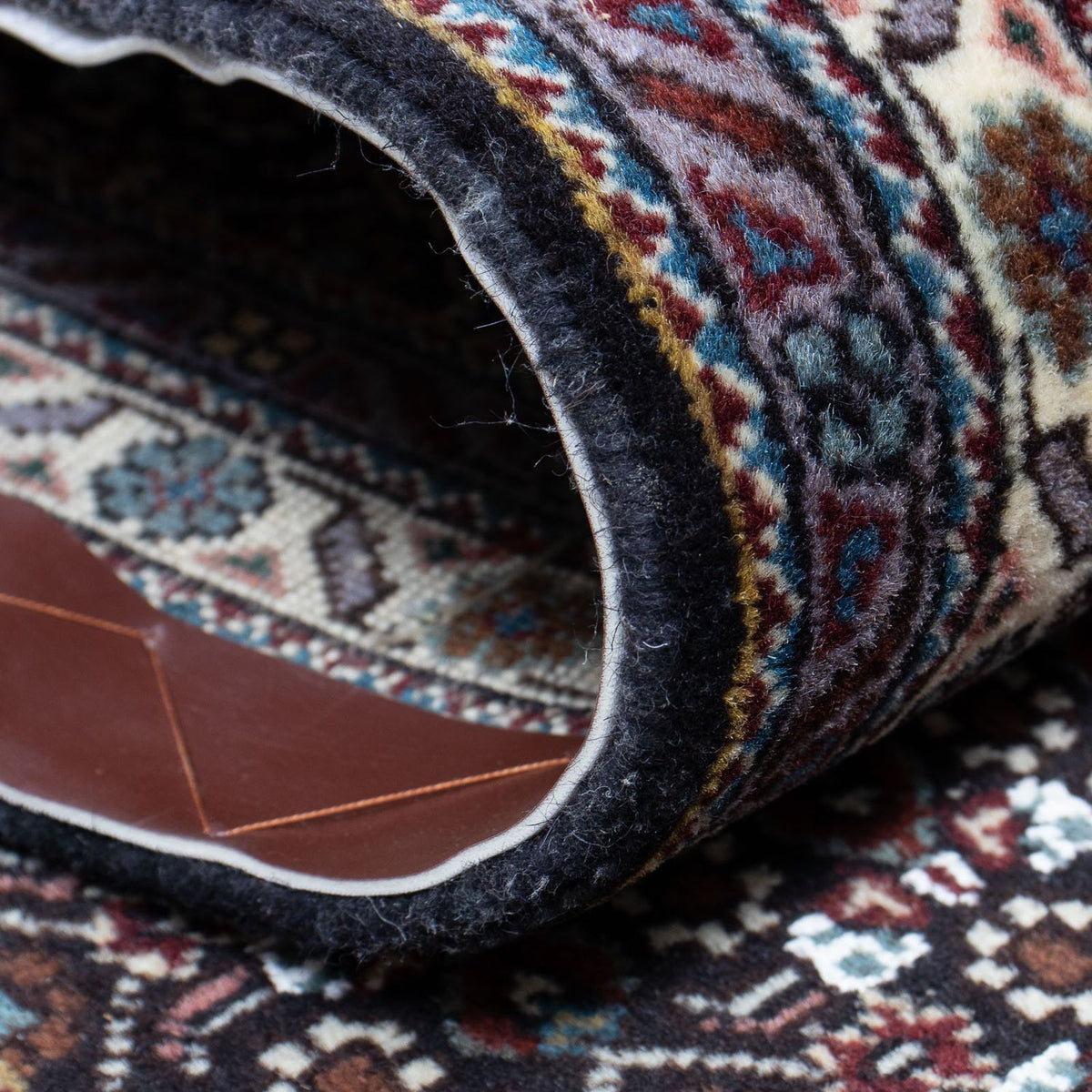 Tapis de couloir Tapis persan - Tabriz - 350 x 70 cm - gris