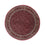 Tapis persan - Bidjar ronde - 160 x 160 cm - rouge foncé
