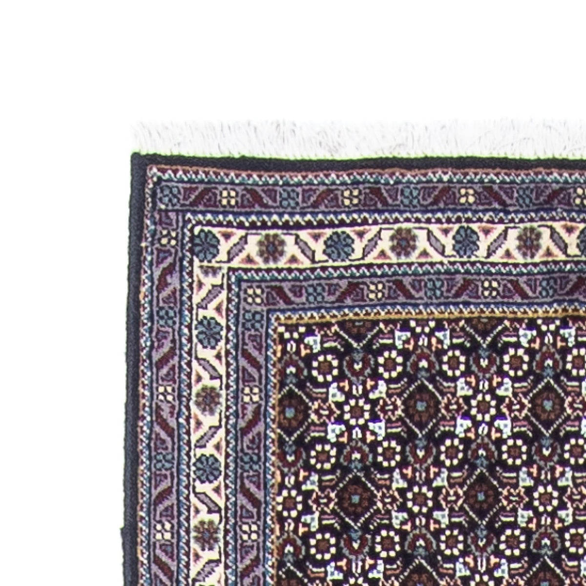 Tapis de couloir Tapis persan - Tabriz - 348 x 70 cm - gris
