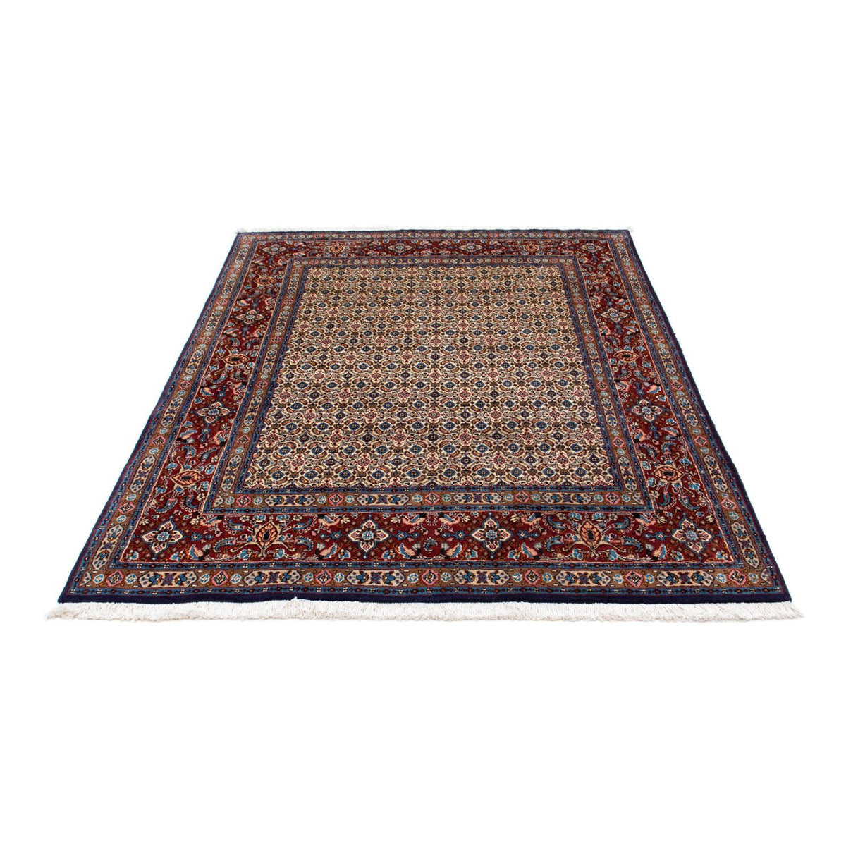 Tapis persan - Classique - 198 x 143 cm - bleu foncé