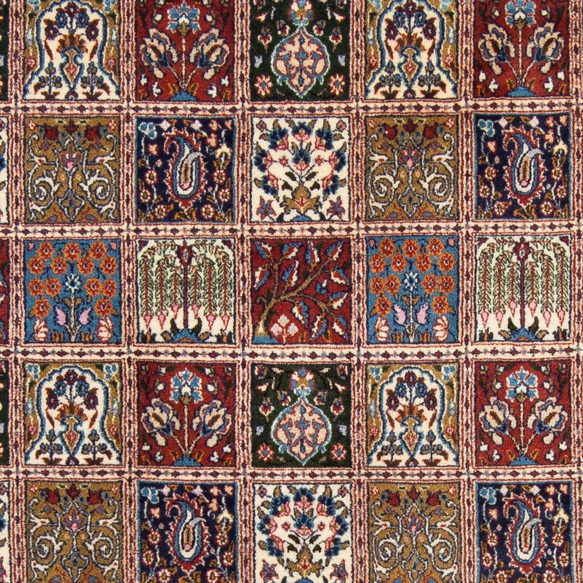 Tapis persan - Classique - 295 x 195 cm - rouge foncé