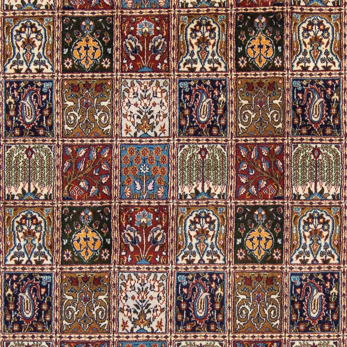 Tapis persan - Classique - 298 x 195 cm - rouge foncé