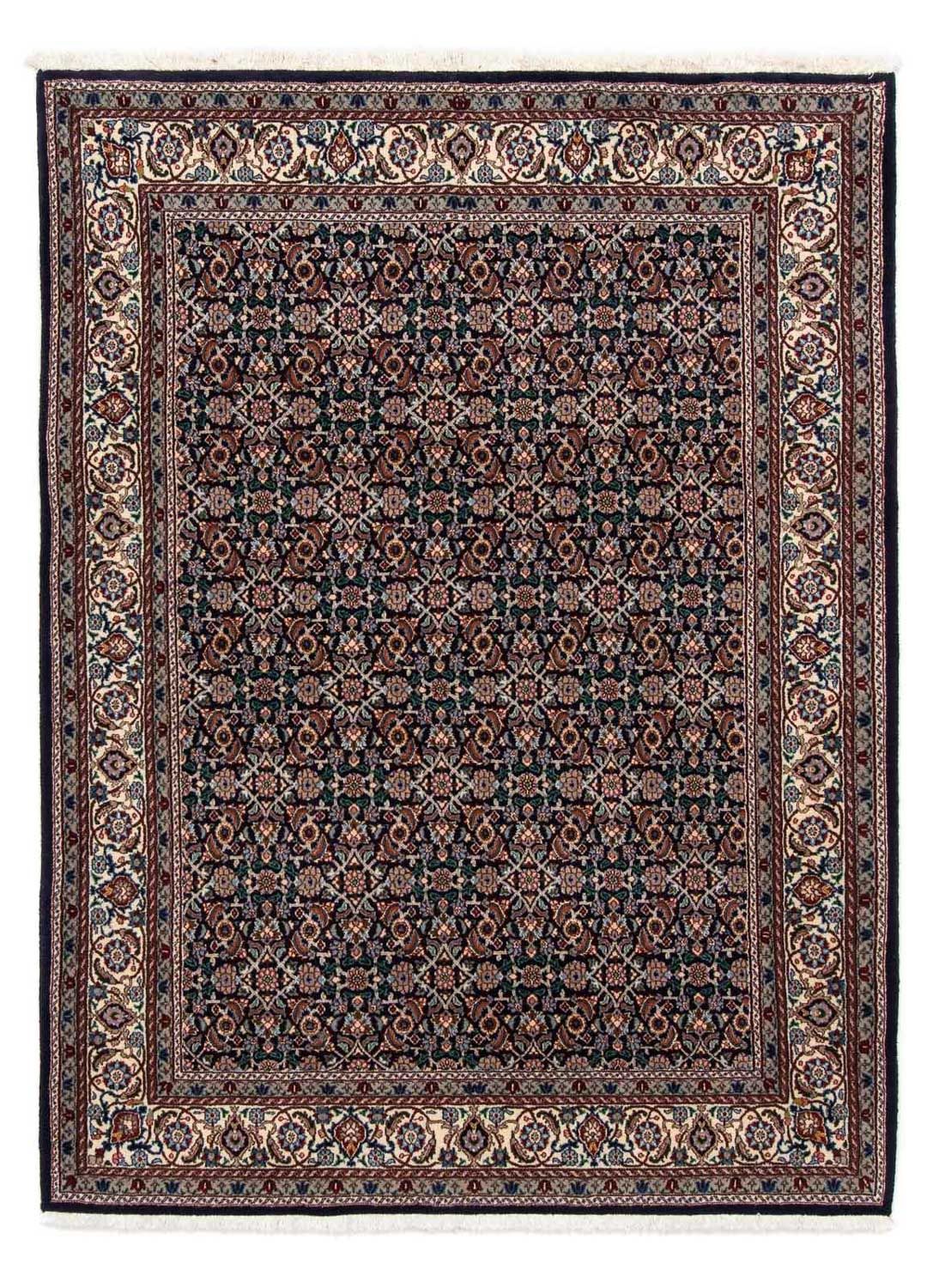 Tapis persan - Classique - 197 x 148 cm - bleu foncé