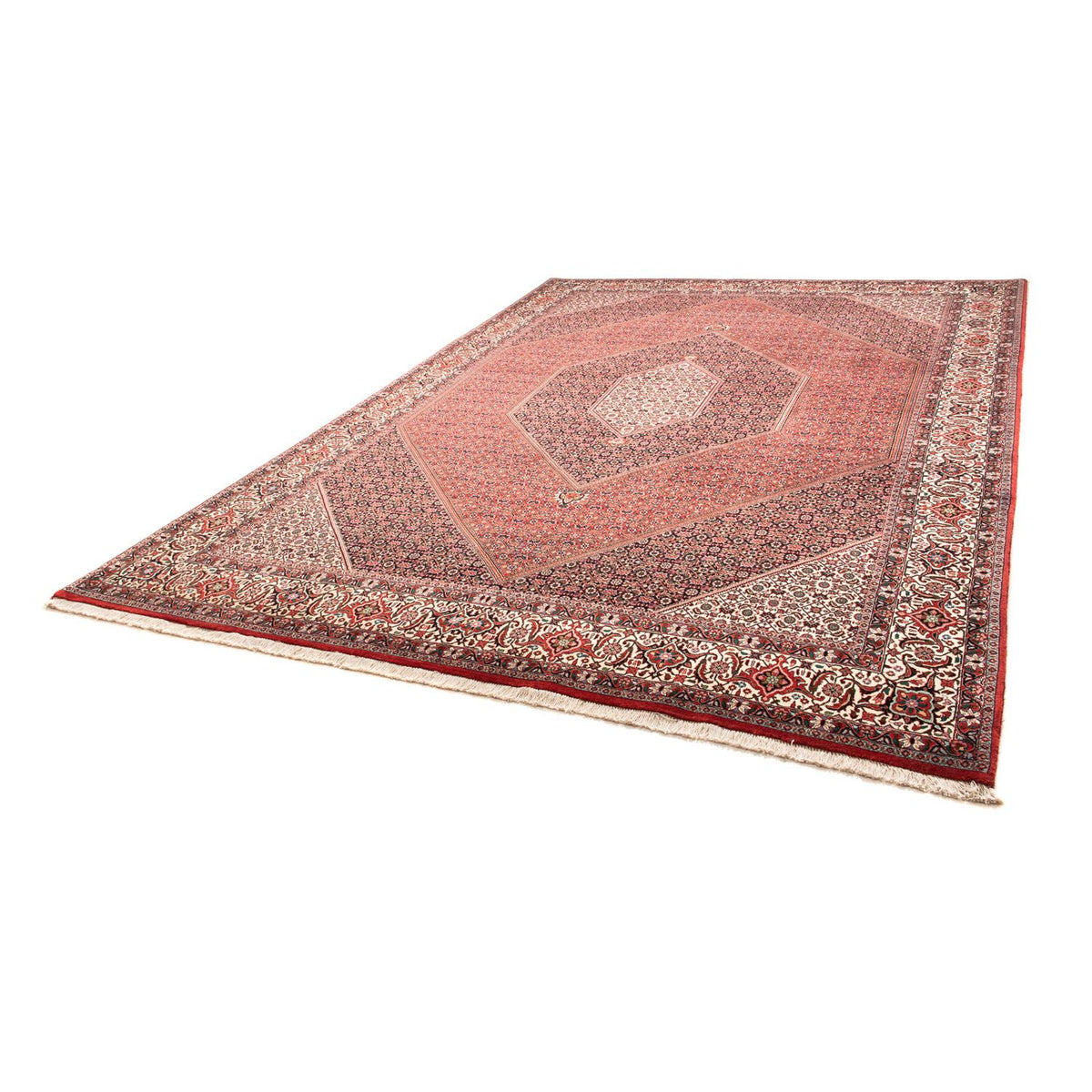 Tapis persan - Bidjar - 360 x 250 cm - rouge clair