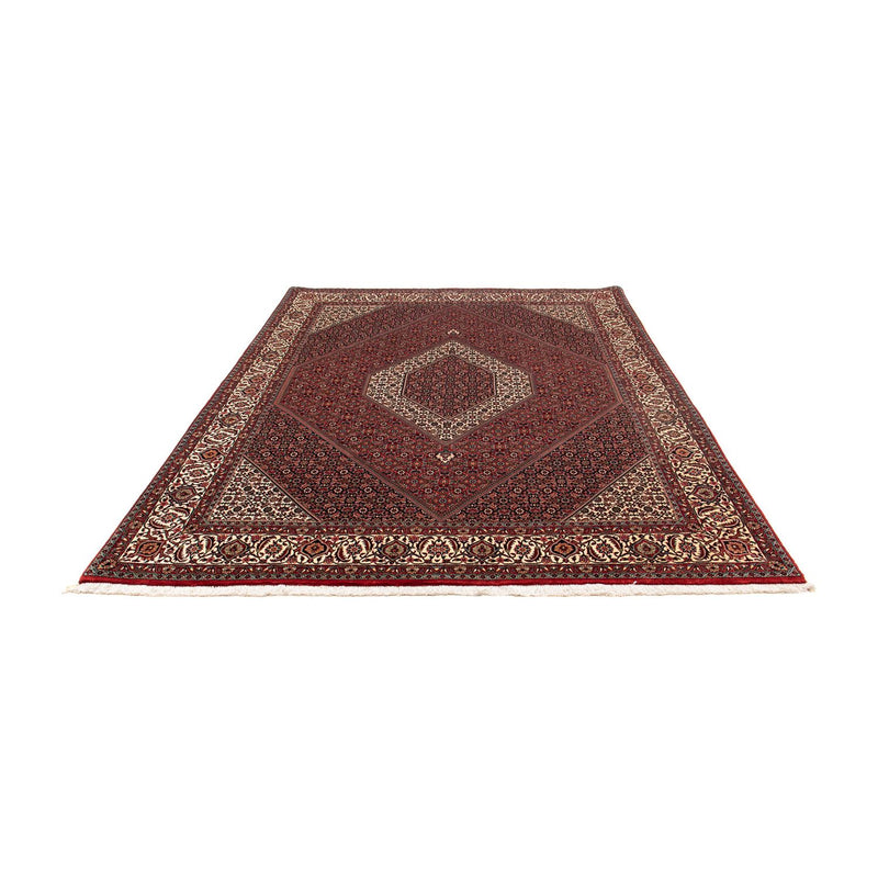 Tapis persan - Bidjar - 263 x 203 cm - rouge foncé