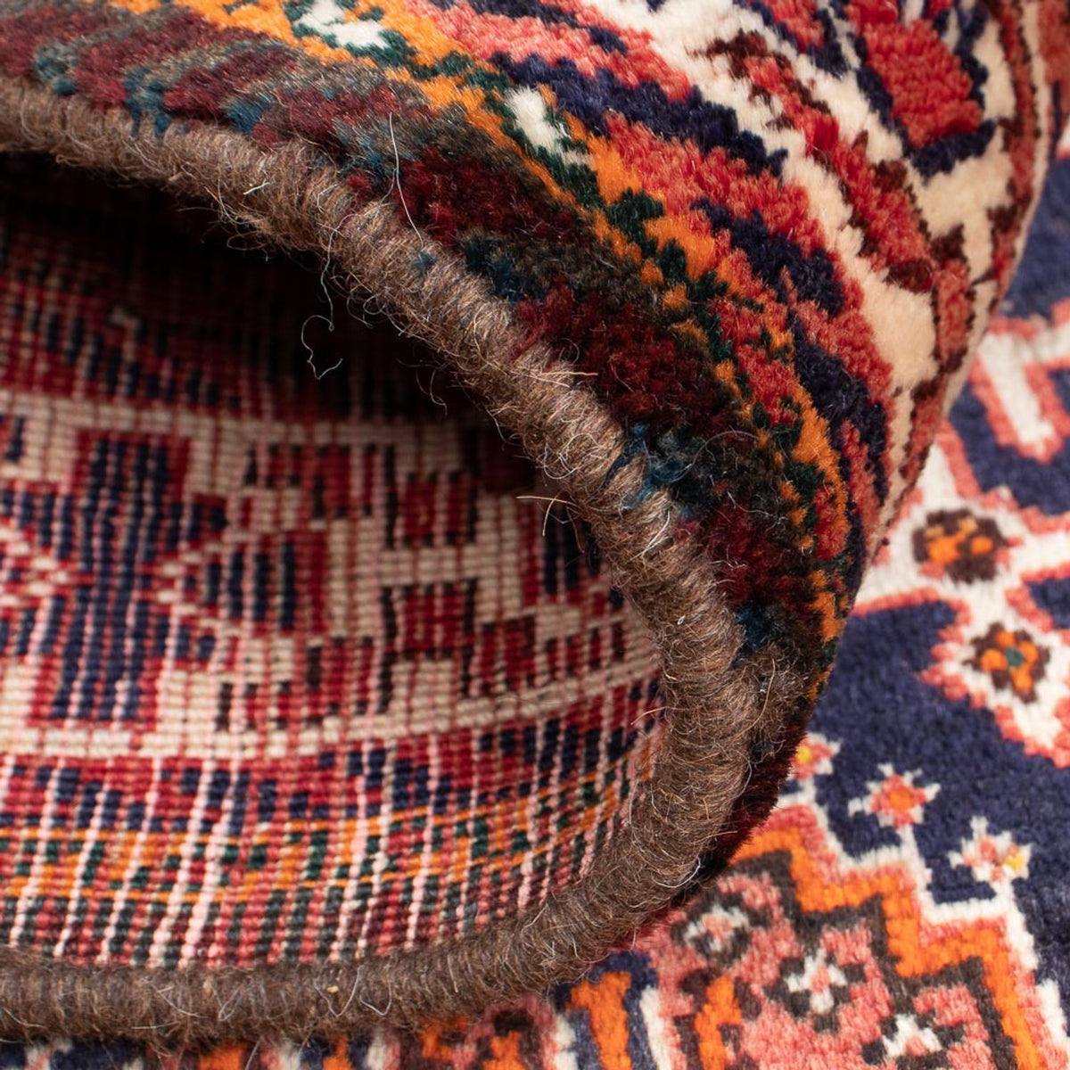 Tapis de couloir Tapis persan - Nomadic - 190 x 98 cm - marron
