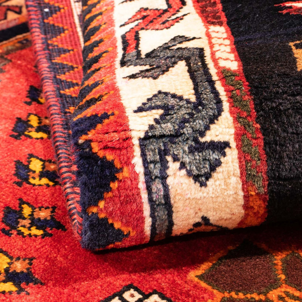 Tapis persan - Nomadic - 158 x 112 cm - rouge foncé