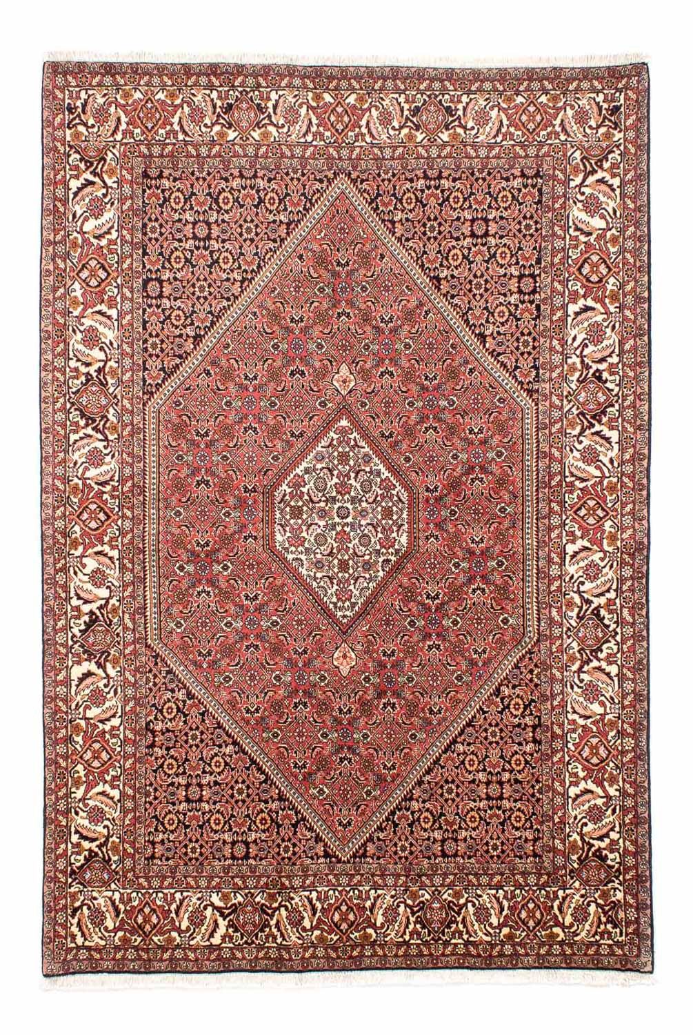 Tapis persan - Bidjar - 258 x 174 cm - rouge clair
