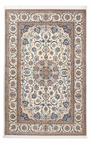 Tapis persan - Nain - Premium - 201 x 123 cm - beige