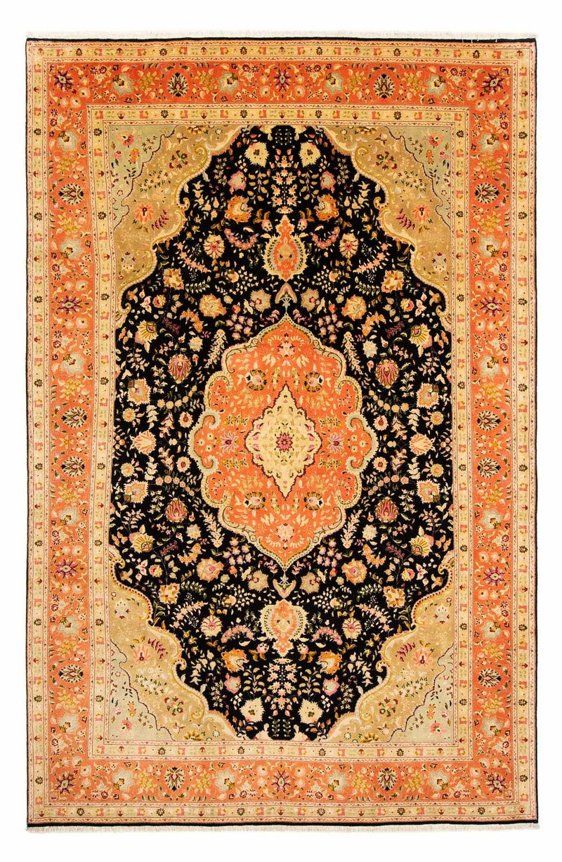 Tapis persan - Tabriz - Royal - 302 x 197 cm - marron clair