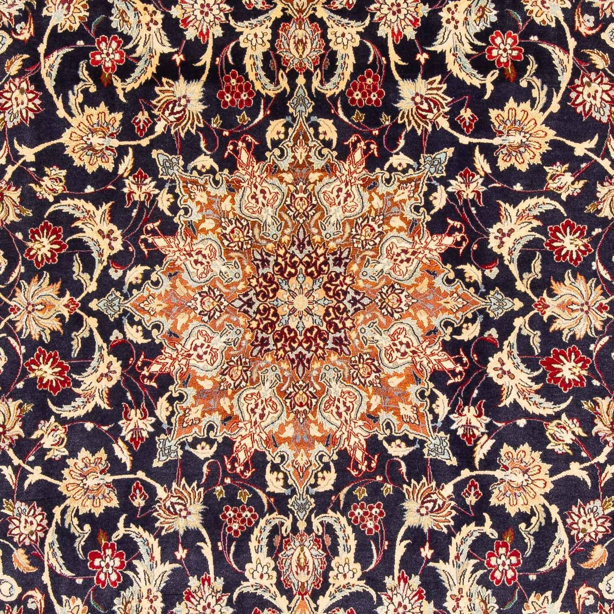 Tapis persan - Isfahan - Premium - 327 x 202 cm - bleu foncé