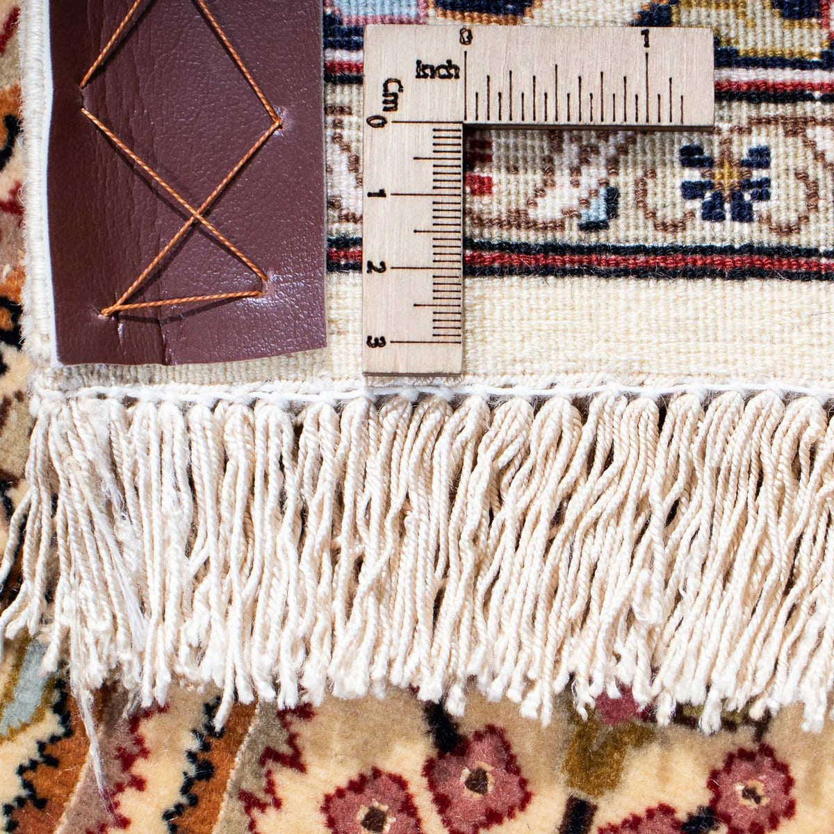 Tapis persan - Ghom - 207 x 142 cm - beige