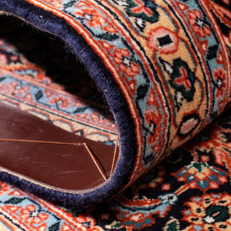 Tapis de couloir Tapis persan - Tabriz - 202 x 67 cm - bleu foncé