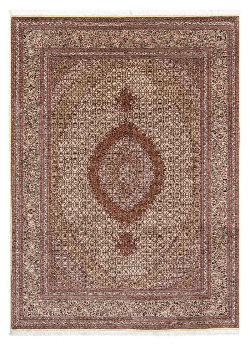 Tapis persan - Tabriz - 350 x 254 cm - marron