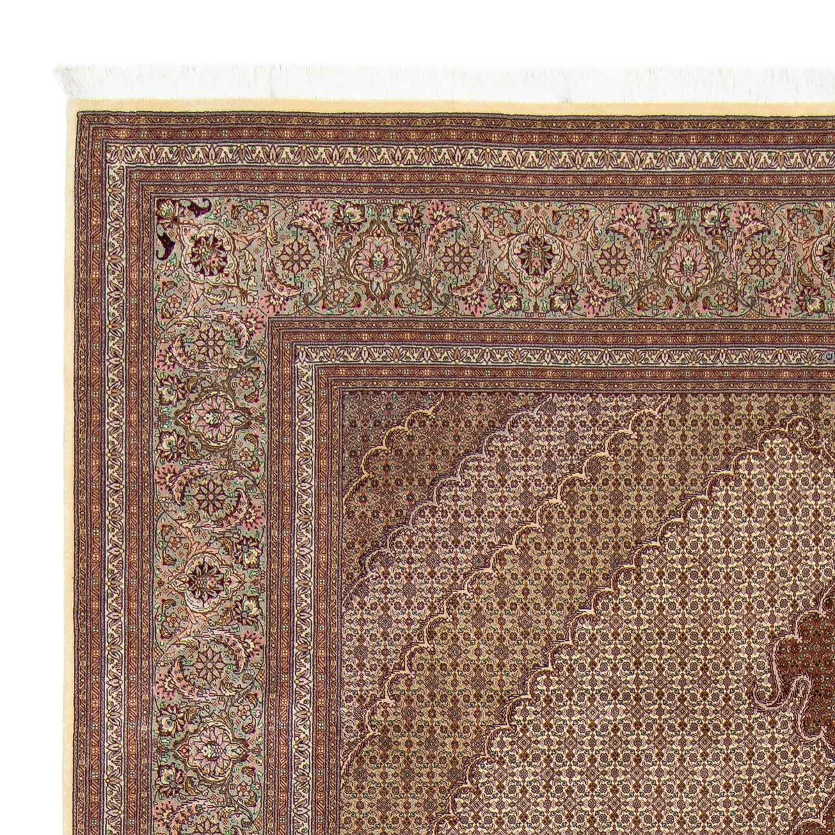 Tapis persan - Tabriz - 350 x 254 cm - marron