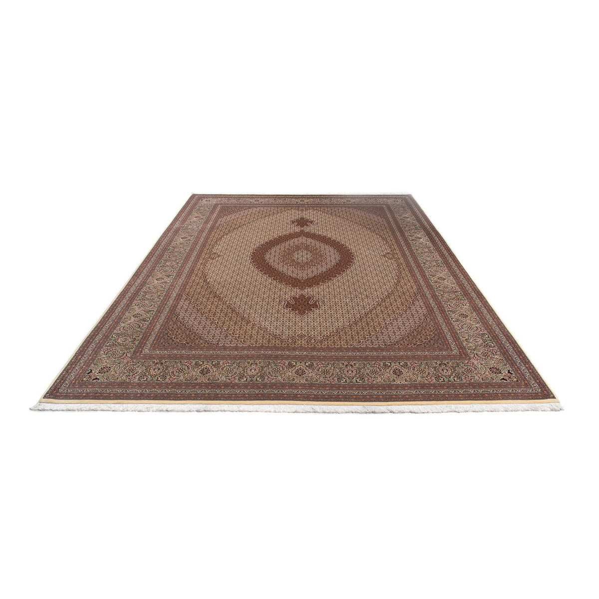 Tapis persan - Tabriz - 350 x 254 cm - marron