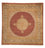 Tapis persan - Tabriz carré - 248 x 246 cm - rouge foncé