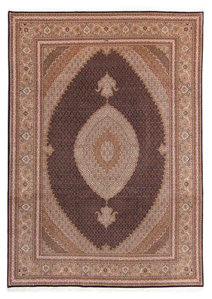 Tapis persan - Tabriz - 352 x 252 cm - marron clair