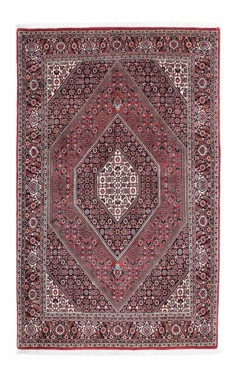 Tapis persan - Bidjar - 210 x 130 cm - rouge clair