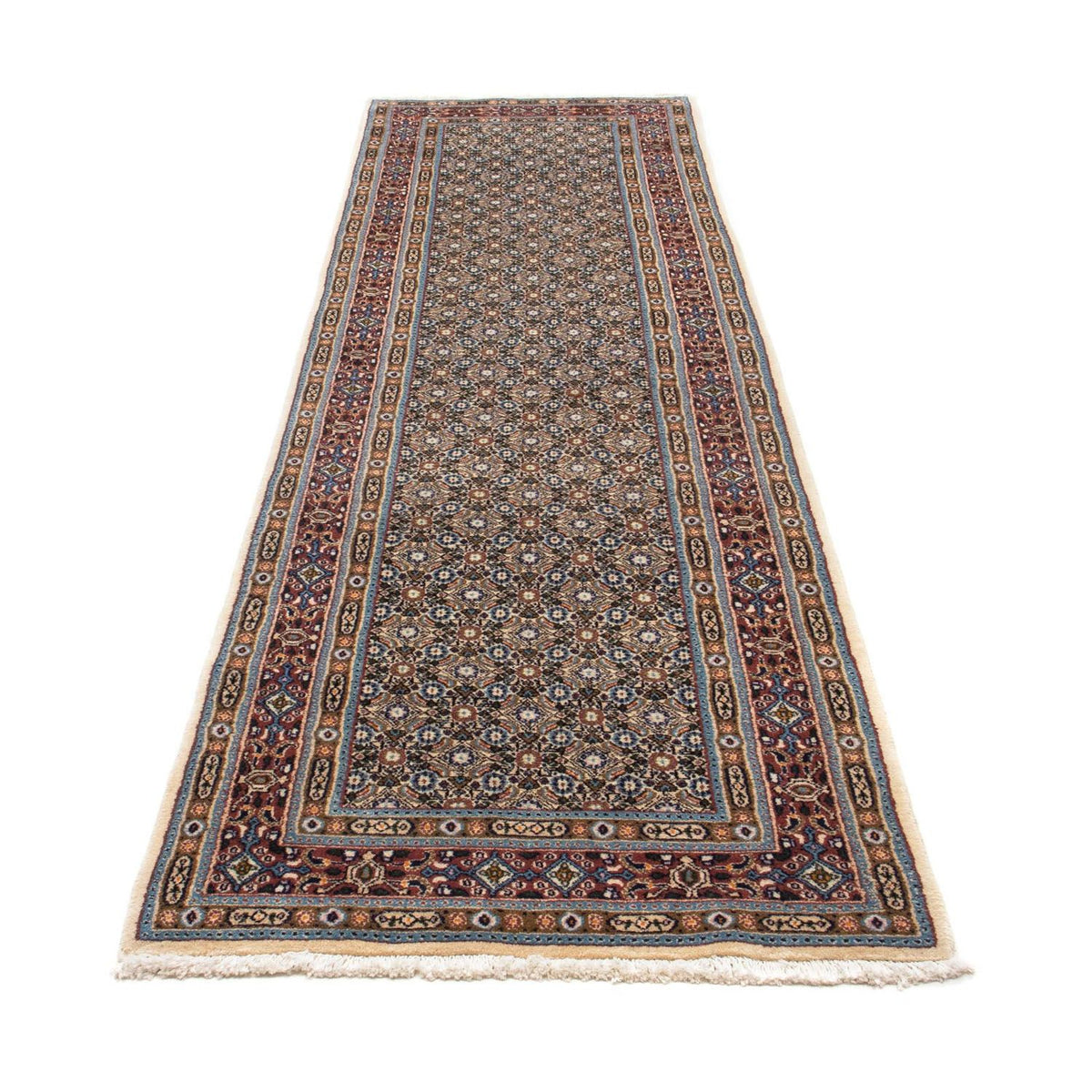 Tapis de couloir Tapis persan - Classique - 303 x 80 cm - marron