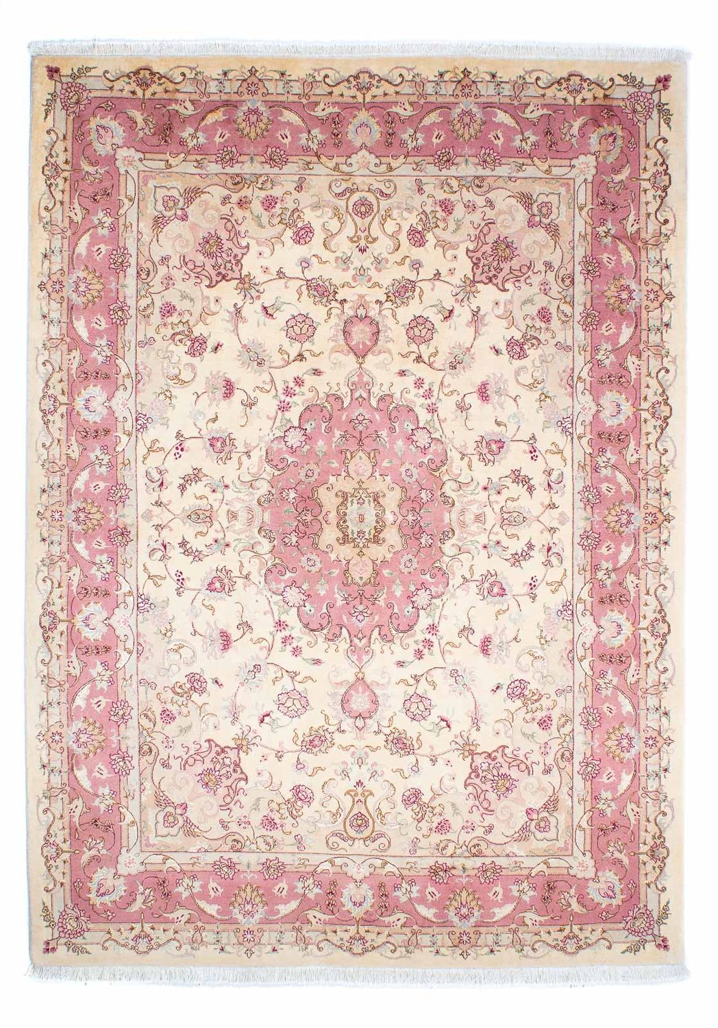 Tapis persan - Tabriz - Royal - 240 x 170 cm - beige
