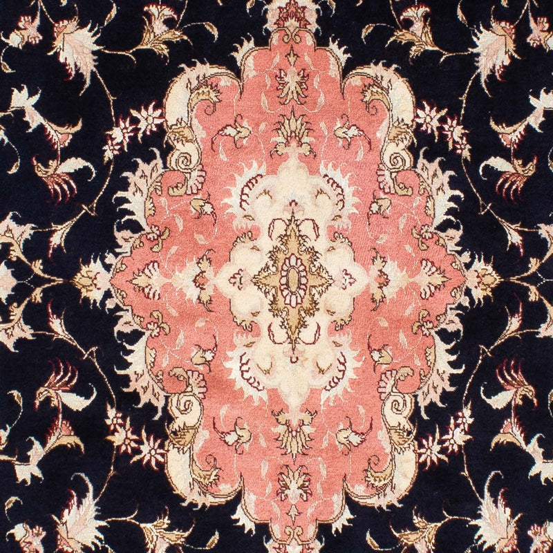 Tapis persan - Tabriz - Royal - 245 x 168 cm - bleu foncé