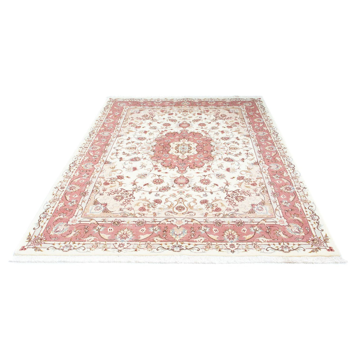 Tapis persan - Tabriz - Royal - 237 x 163 cm - beige