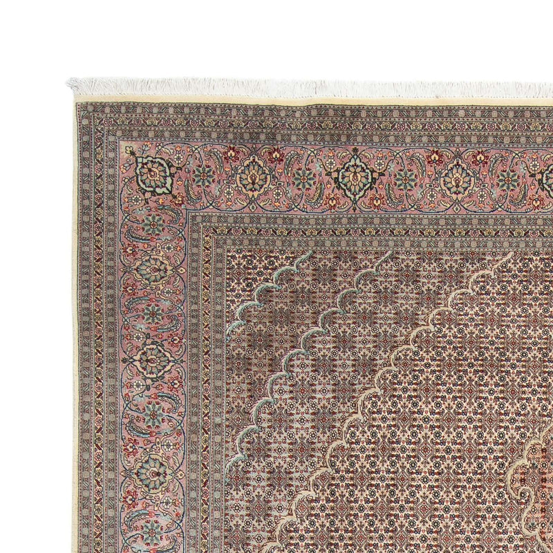 Tapis persan - Tabriz - 296 x 203 cm - marron clair