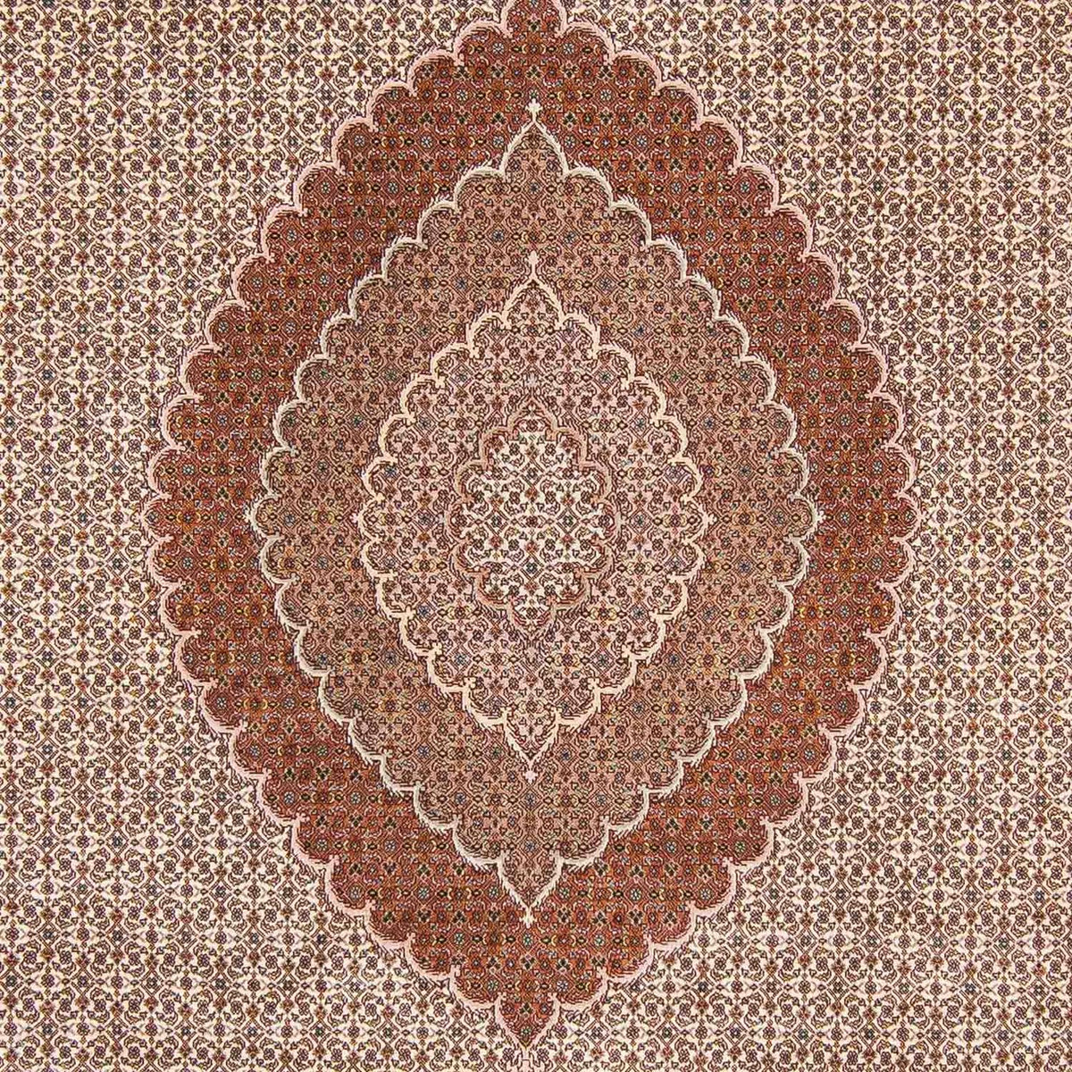 Tapis persan - Tabriz - 358 x 255 cm - marron clair