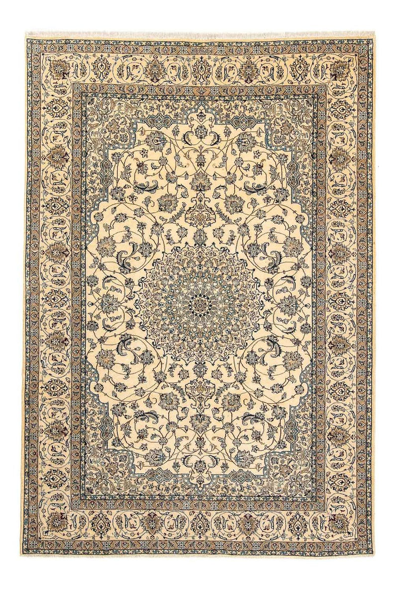 Tapis persan - Nain - Premium - 292 x 198 cm - beige