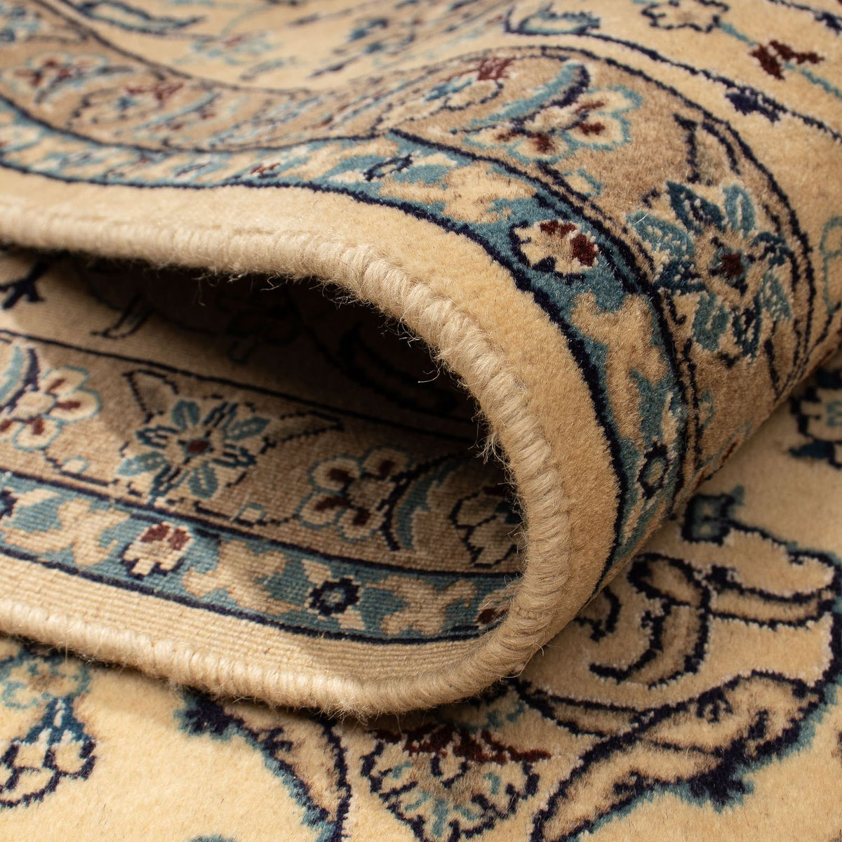 Tapis persan - Nain - Premium - 292 x 198 cm - beige