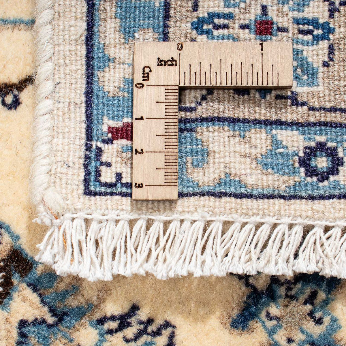 Tapis persan - Nain - Premium - 292 x 198 cm - beige