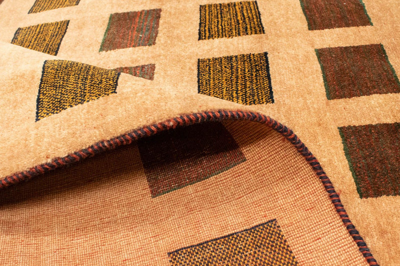 Tapis Gabbeh - Loribaft Persan - 231 x 173 cm - or