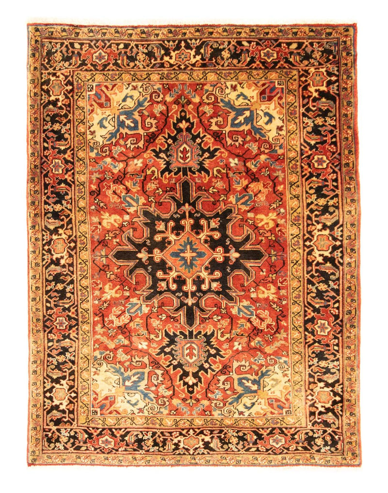 Tapis persan - Nomadic - 190 x 144 cm - rouge