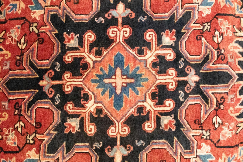 Tapis persan - Nomadic - 190 x 144 cm - rouge