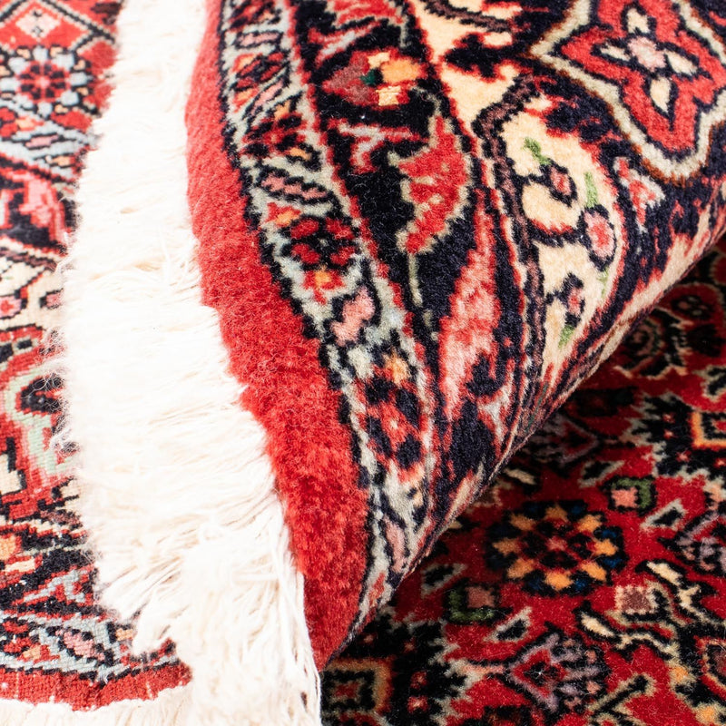 Tapis persan - Bidjar ronde  - 150 x 150 cm - rouge foncé