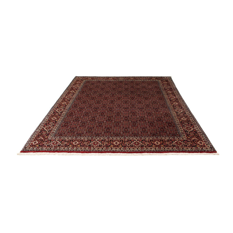 Tapis persan - Bidjar - 242 x 202 cm - rouge foncé