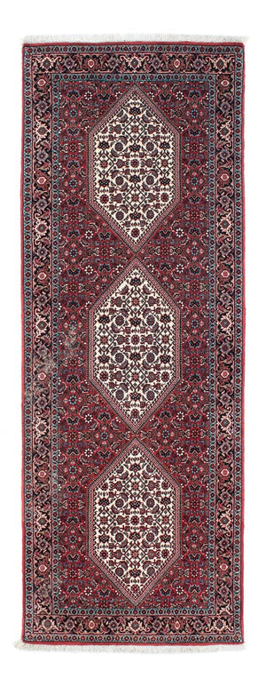 Tapis de couloir Tapis persan - Bidjar - 210 x 74 cm - rouge