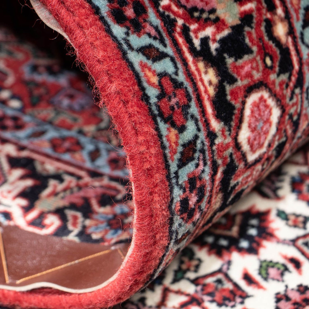 Tapis de couloir Tapis persan - Bidjar - 210 x 74 cm - rouge