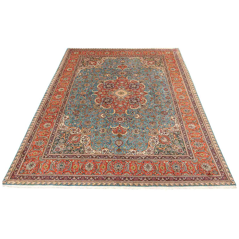 Tapis persan - Tabriz - Royal - 395 x 304 cm - bleu clair