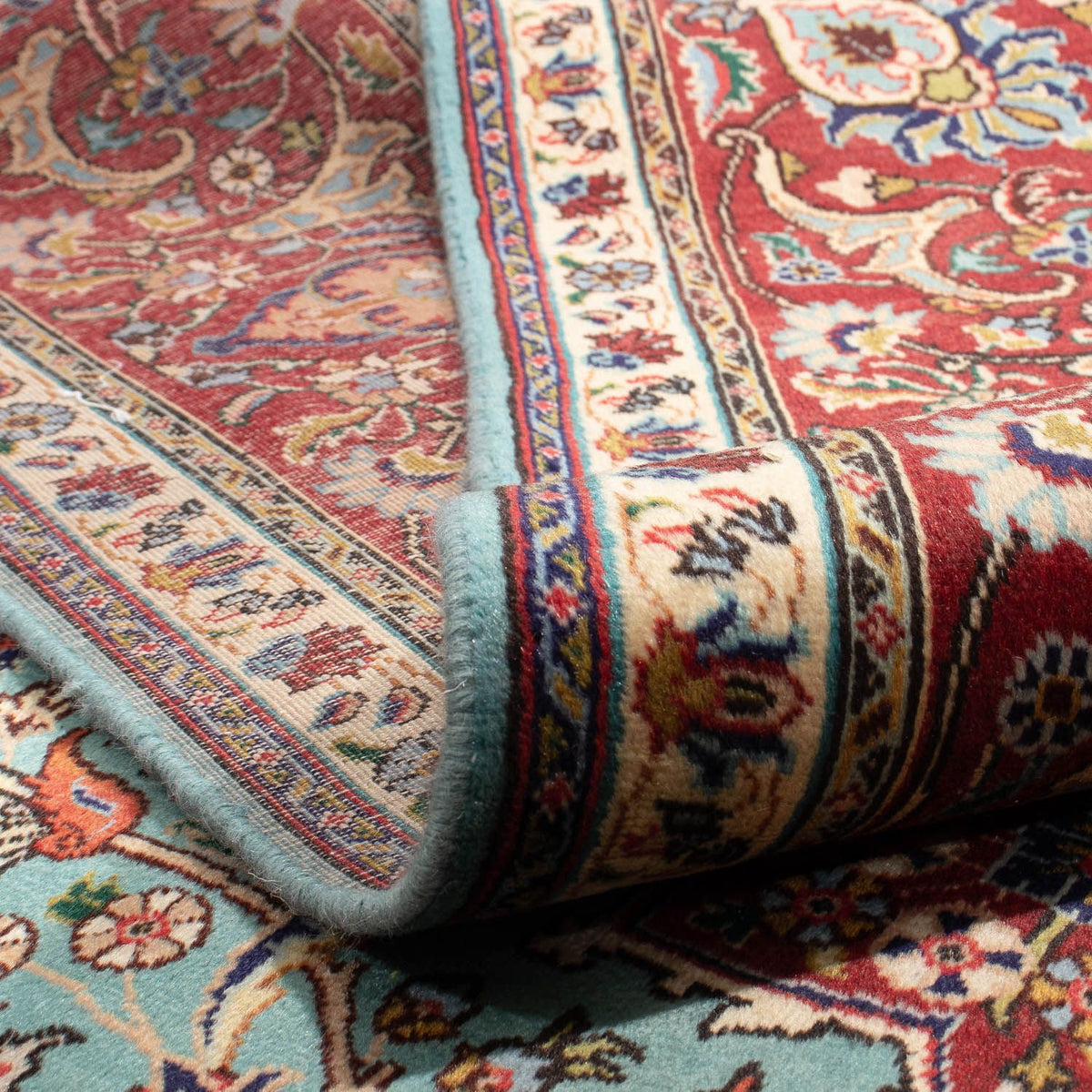 Tapis persan - Tabriz - Royal - 350 x 248 cm - turquoise