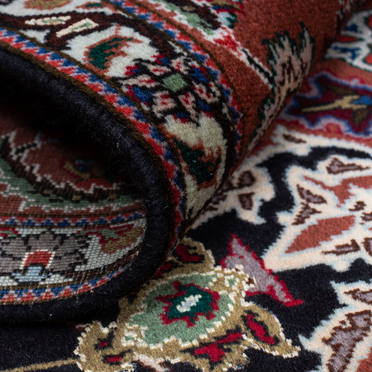Tapis persan - Tabriz - Royal - 295 x 200 cm - bleu foncé