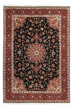 Tapis persan - Tabriz - Royal - 266 x 192 cm - bleu foncé