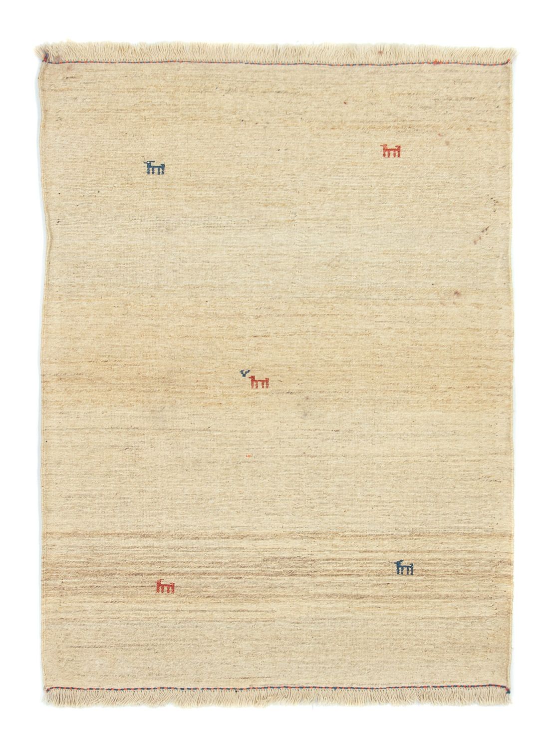 Tapis Gabbeh - Persan - 148 x 106 cm - beige