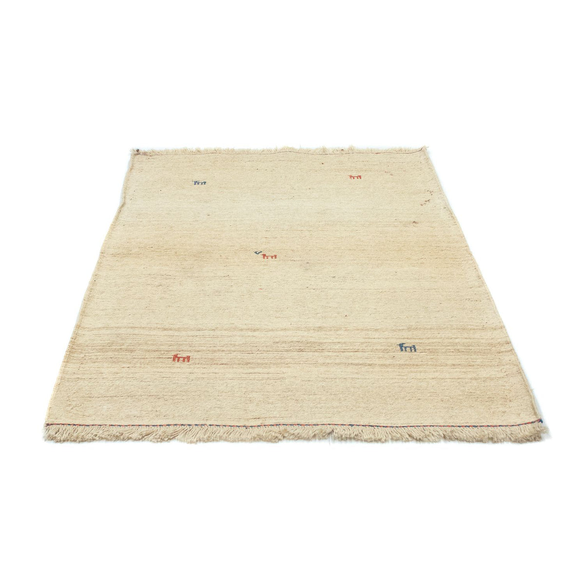 Tapis Gabbeh - Persan - 148 x 106 cm - beige